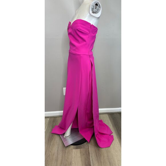Chiara Boni La Petite Robe Kenzan Strapless Embellished Gown Size US 8 $1190 - Picture 6 of 10